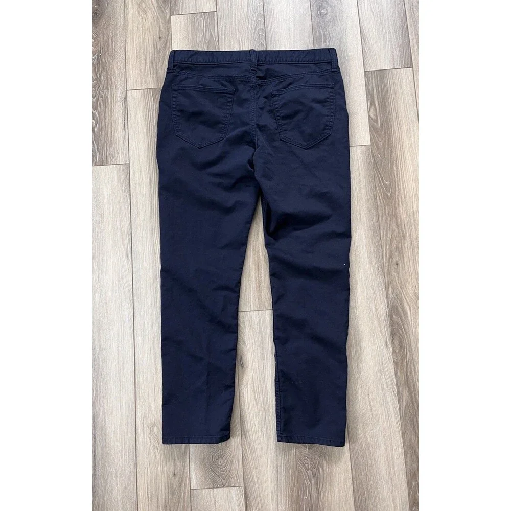 Banana Republic Travel Slim Blue Straight Leg Chino Pants Mens Sz 34x30